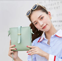 New Buket Bags For Girls Cross Body Shoulder Bag Long shoulder strap Phone Pouch Mini Bucket Bag