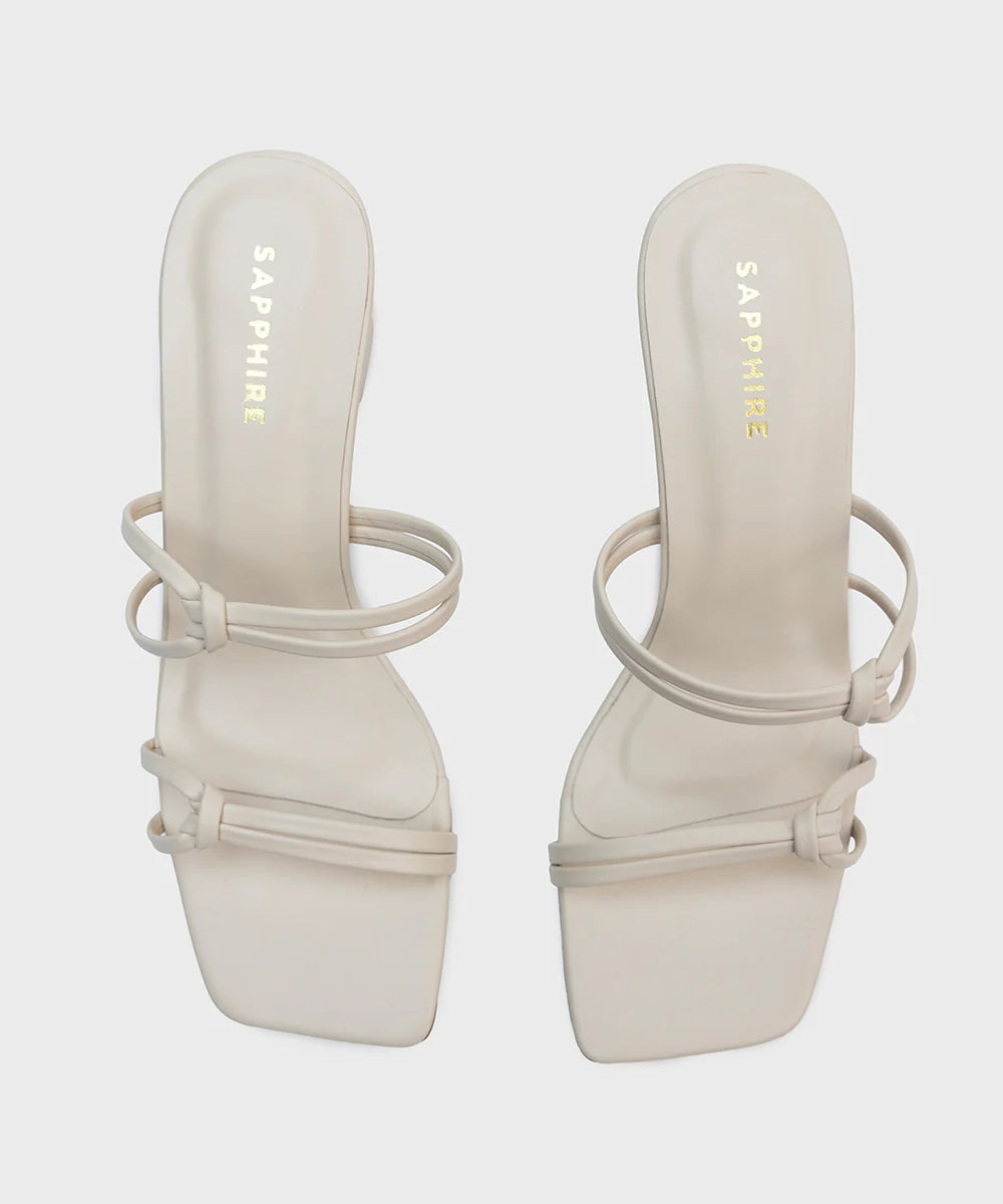 OFF WHITE BLOCK HEELS