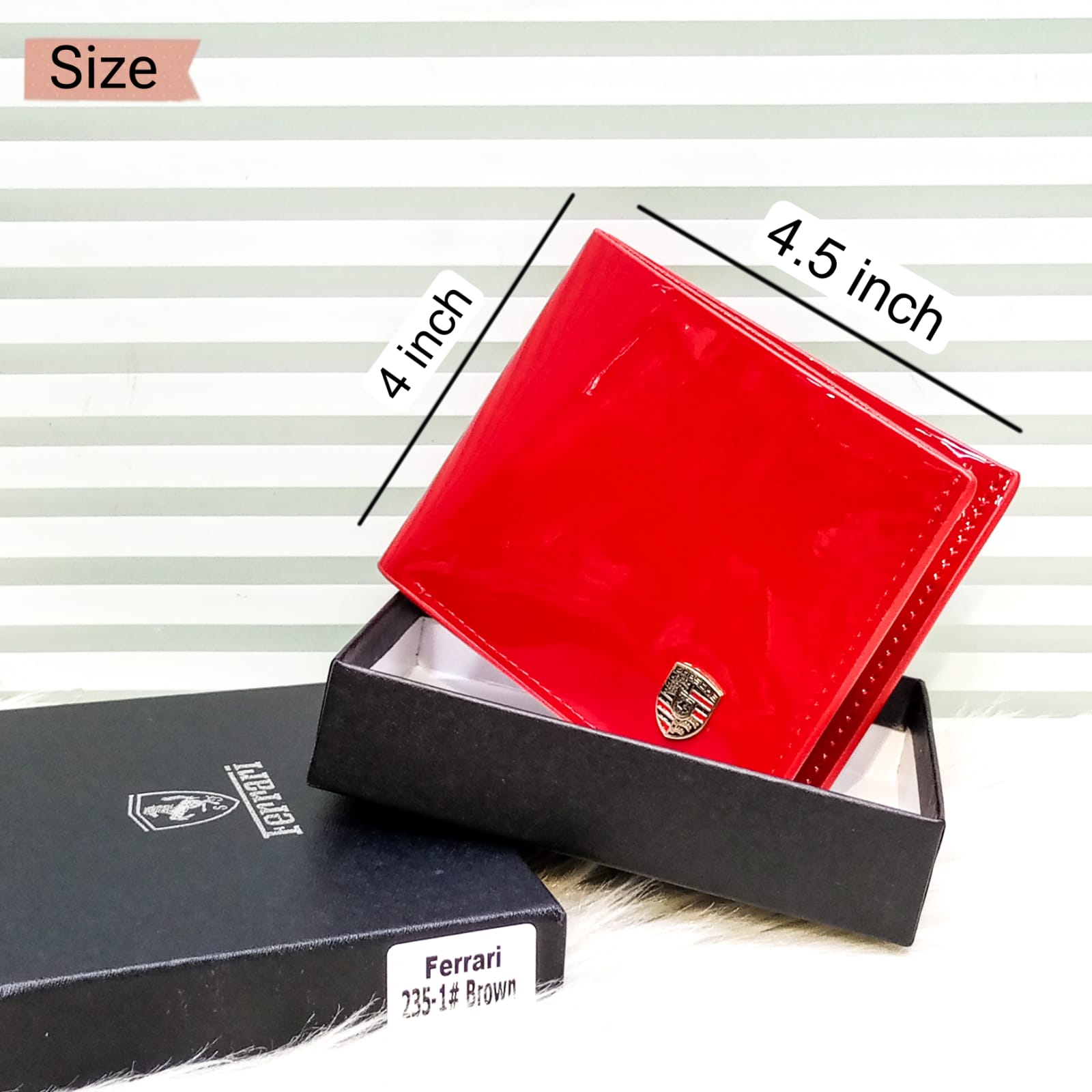 🎀 Ferrari Mens Dollar Size Wallets 🎀