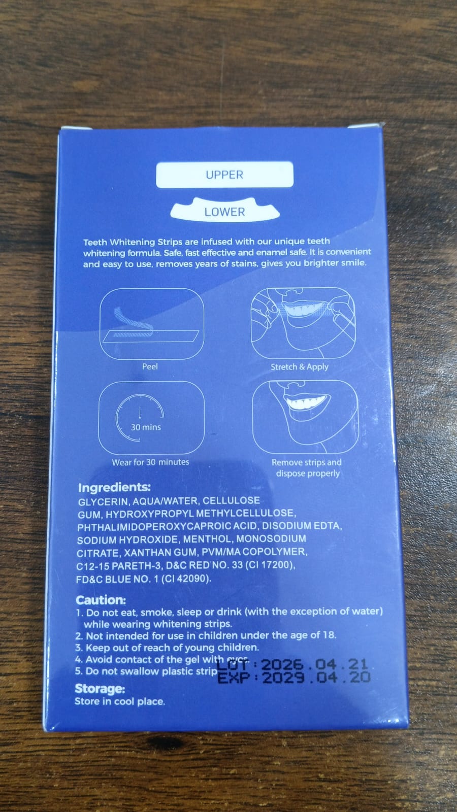 Purple Instant Whitening Strips